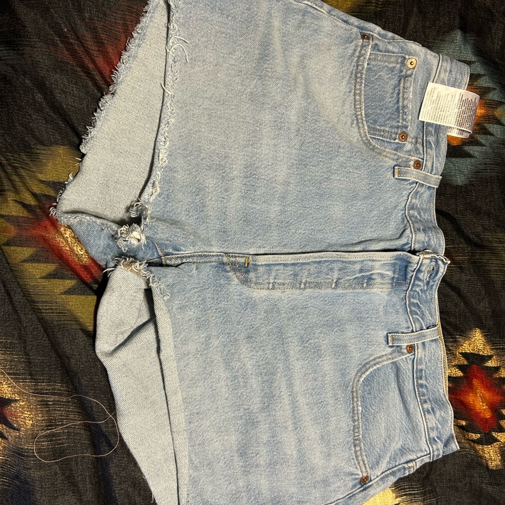 Levi's Light Blue Jean Shorts